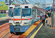 思い出の電車　飯田市立松尾小学校　篠田 笑花さん