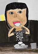 おばあちゃんがつくってくれるおいしいおやき 松本市立源池小学校 石黒 一栞さん