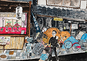 高砂通りの自転車屋さん　安曇野市立三郷小学校　高 冠如さん